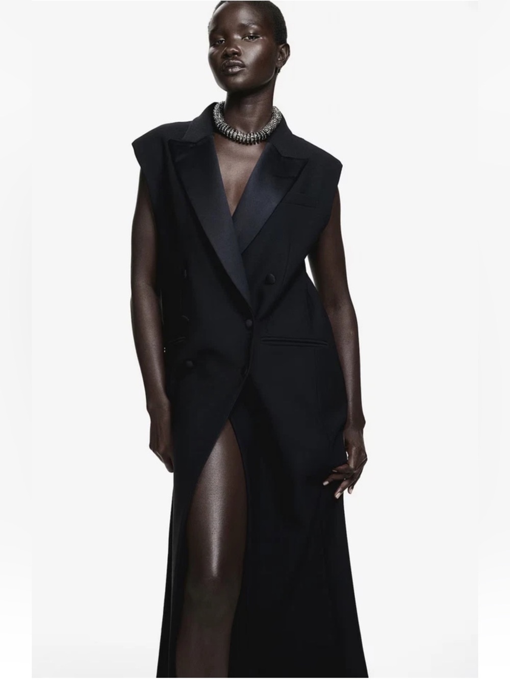 H&M SLEEVELESS JACKET DRESS
